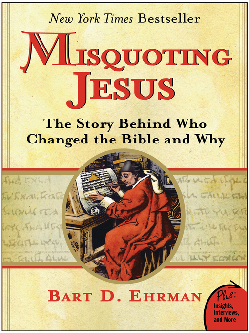 Title details for Misquoting Jesus by Bart D. Ehrman - Wait list